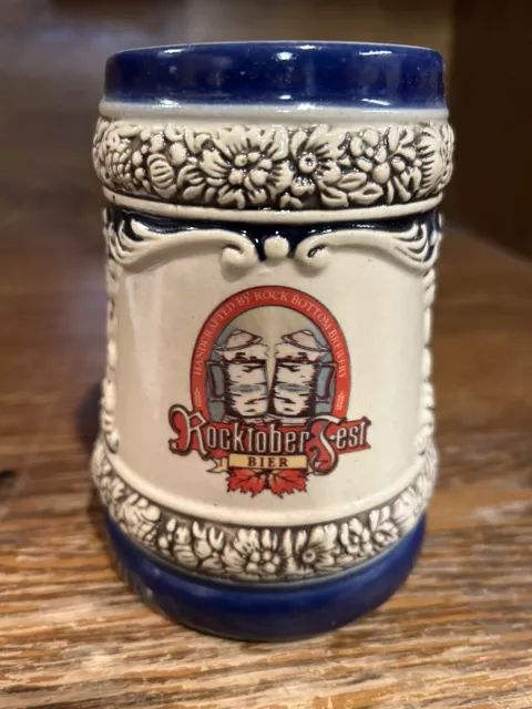 ROCKTOBERFEST BEER Bier MUG STEIN Rock Bottom Brewery Denver
