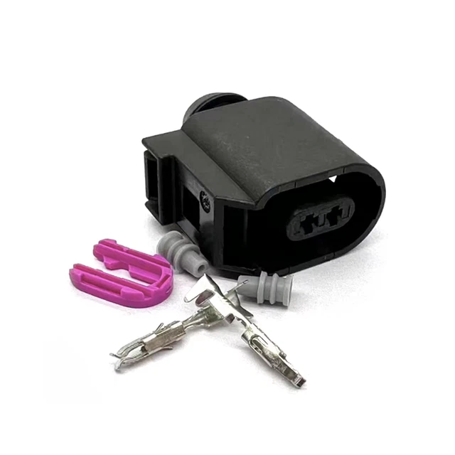 ABS Sensor Connector 2 Pin Prewired Plug – 1J0973702, Fits VW Audi Seat Skoda