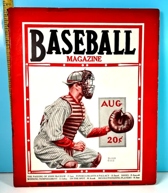 1933 Baseball Magazine August - Babe Ruth, John McGraw, Lefty O'Doul