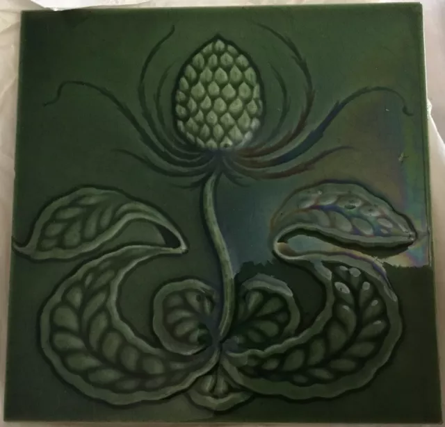 Antique Art Nouveau Tile, England