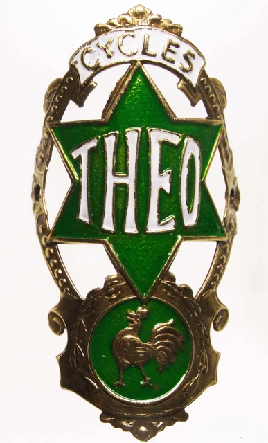 Plaque Bicyclette / Vélo / Objets Collection Theo