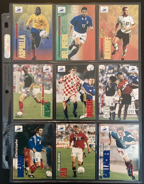 1998 PANINI WORLD CUP France 98 Soccer Football 100 Card Complete 