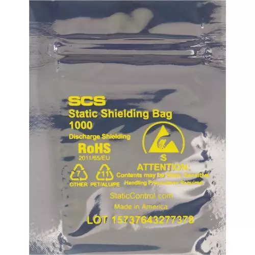 MyBoxSupply 10 x 12" Reclosable Static Shielding Bags, 100 Per Case