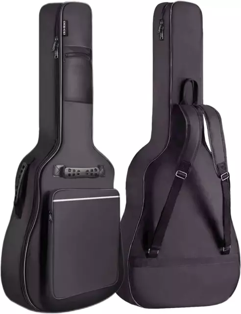 Guitar Bag 38 39 Inch Acoustic Guitar Gig Bag Soft Case 0.4 Inch Thick Padding C