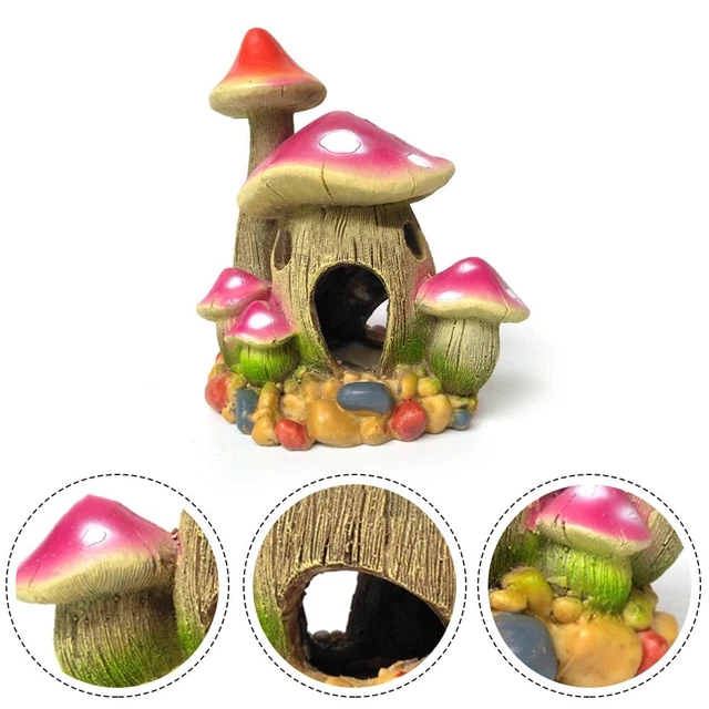 Für Aquascape Micro Landscape Pilzhaus Modell Netter Frühling Fischtank