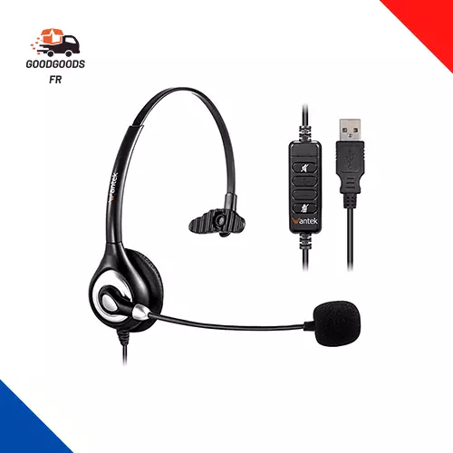 CASQUE PC AVEC Micro, Casque Audio Filaire, Casque USB/Type-C/3,5 mm EUR  46,83 - PicClick FR