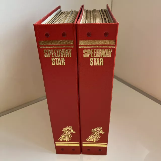 Speedway Star 1981 Full Year Of Magazines With Official Branded Folders