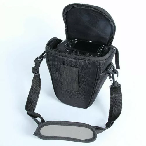 Black Waterproof Digital Dslr Slr Camera Shoulder Case Waist Bag for Nikon Canon