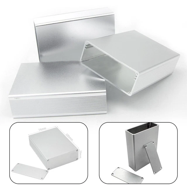 Chaleur Dissipation Instrument Boîtier Coque Argent Refroidissement 100