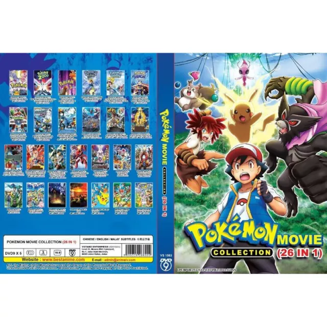 Anime DVD Pokémon Movie Collection (Film 1-26) [Sous-titre anglais, toutes... 3