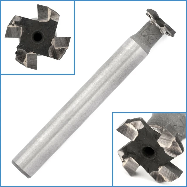 16mm x 2mm Carbide Blade T Slot Cutter End Mill Milling Cutter Tip Tipped Tool
