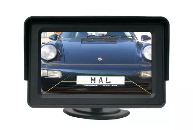 4.3" Zoll Monitor TFT Bildschirm Rückfahrkamera LKW Auto KFZ LCD Display