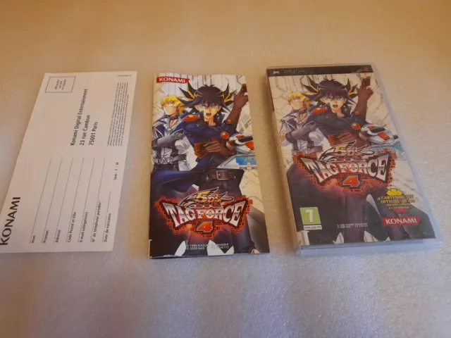 Yu Gi OH ! 5D's Tag Force 4  - SONY PSP - PAL Sans Jeu Sans Carte