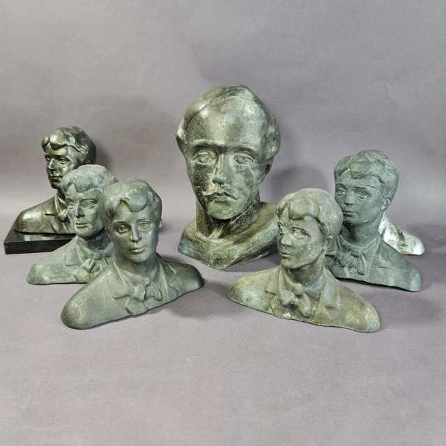 ESENIN POETA SOVIETICO RUSSO STATUA URSS BUSTO Scultura Figurina di...