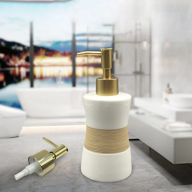 Practical Plastic Pump Head for Bathroom 28 Teeth Suitable for Various Liquids