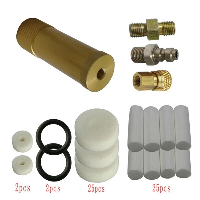 Connecteur Mâle Rapide 8 Mm Pour PCP - Valve De Remplissage Avec Clapet Anti-retour, En Acier Inox Et Cuivre