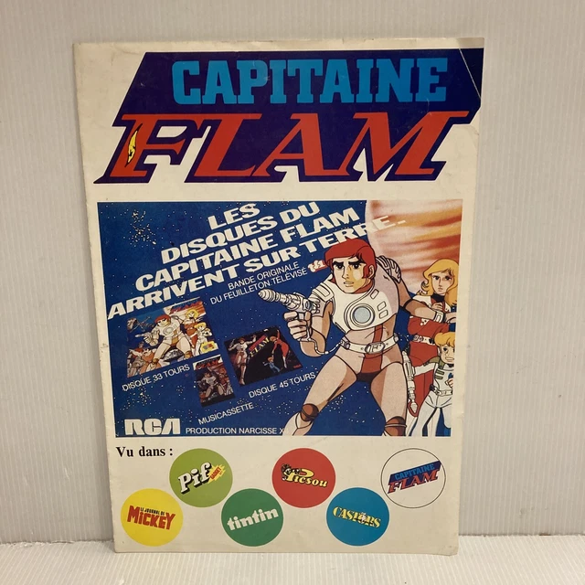 RARE PROSPECTUS ANCIEN catalogue dessin animé Capitaine Flam campagne