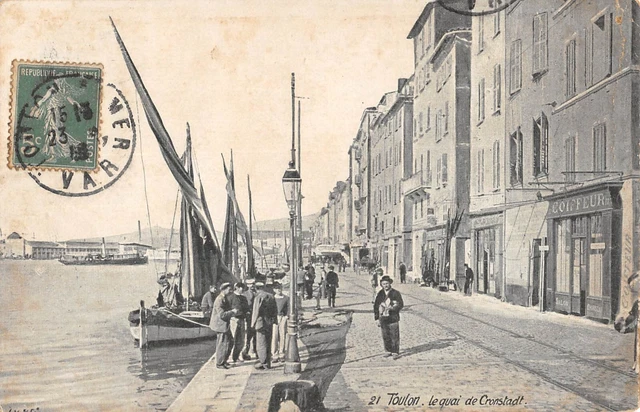 CPA TOULON VUE d'ensemble des Quais FRANCE (1095169) EUR 5,99 - PicClick FR