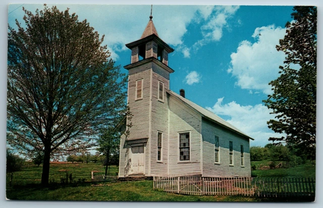 Old Church Endless Mountains Northeastern Pennsylvania PA VTG Postcard 12916