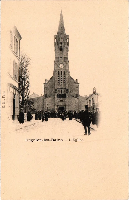 CPA Enghien les Bains L'Eglise FRANCE (1308348)