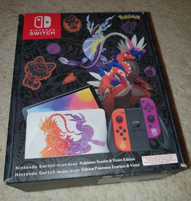 NINTENDO SWITCH KONSOLE OLED Pokemon Karmesin & Violet Limited Edition