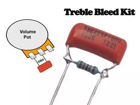 Sprague  Orange Drop Treble Bleed Kit for electric Guitar