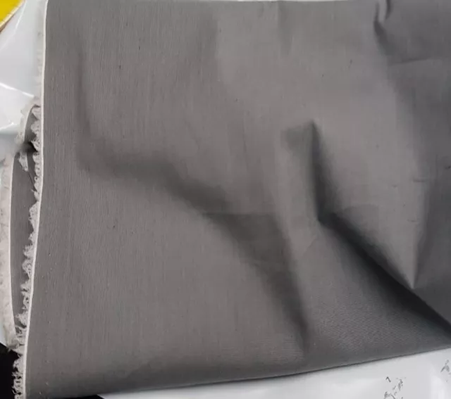 Italian super 100s grey  cotton fine shirt fabric 150cm wide