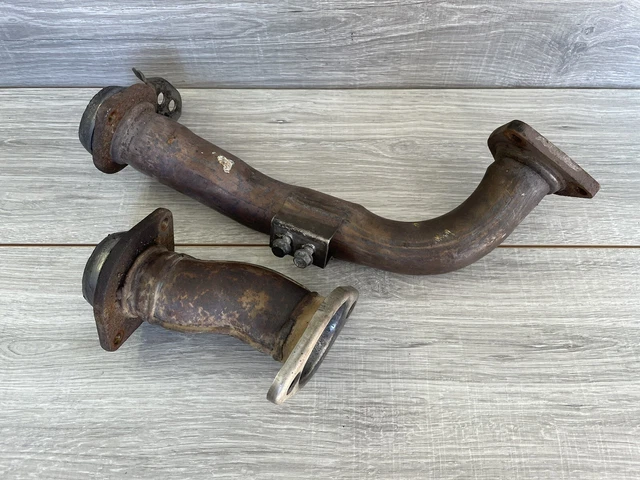 88-91 Honda Civic CRX Exhaust Downpipe and Flex Pipe Extension OEM EF DX SI