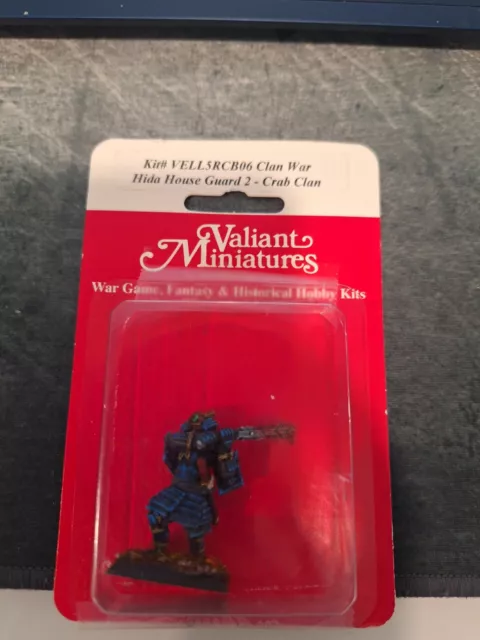 Pro Painted Valiant Miniatures Clan War Hida House Guard 2- Crab Clan