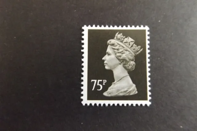 GB SG X1024 MNH MINT Machin Definitive Stamp 75p Brownish Grey/Black