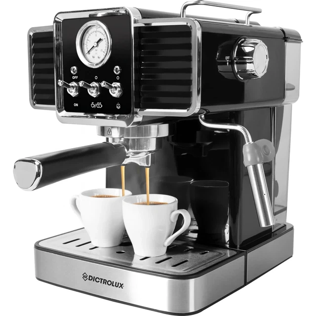Macchina da caffè espresso 2 in 1 professionale retro'