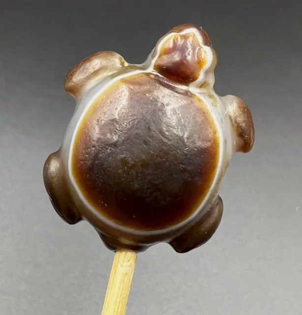 Antique South East Asian Burmese Pyu Pagan Antiquities Turtle Figure Bead