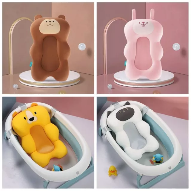 Cushion Baby Bath Tub Pad Suspension Infant Bath Support  Baby Safety