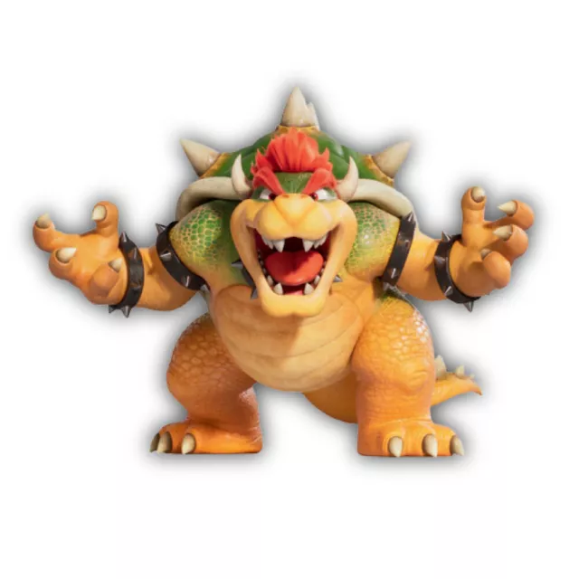 Super Mario Bros. Movie Bowser Shaped Vinyl Decal Sticker