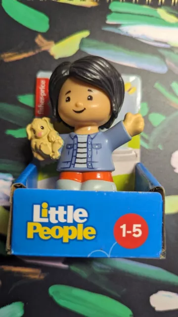 Fisher Price Little People Mom with Puppy figure New in Package