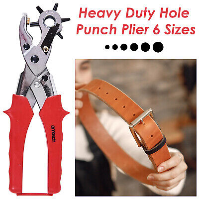 Heavy Duty Cintura in Pelle Foro Punch Craft Tela di plastica Pinza Pinza NUOVO AMTECH 