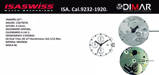 Isa 9232 top movement