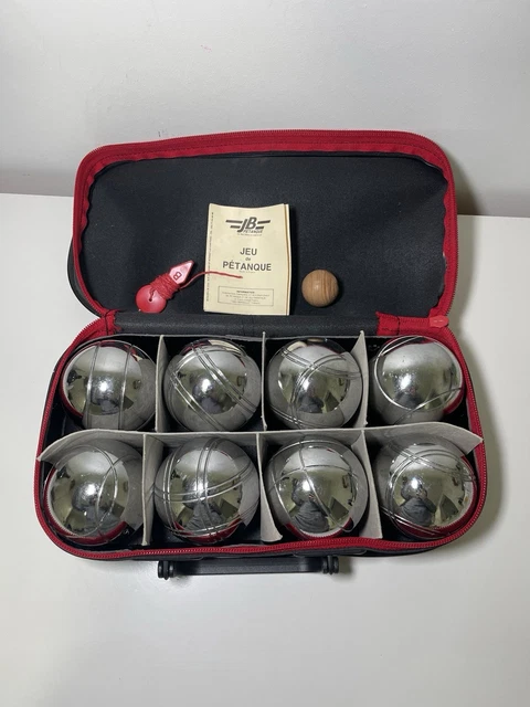 Triplette De Boules De Pétanque JB Occasion - 3 Boules Inox, Marque Française, Bon état