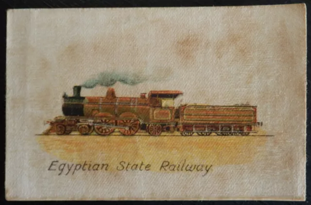 EGYPTIAN STATE RAILWAY Types of Railway Engines African Tobacco SCARCE SILK