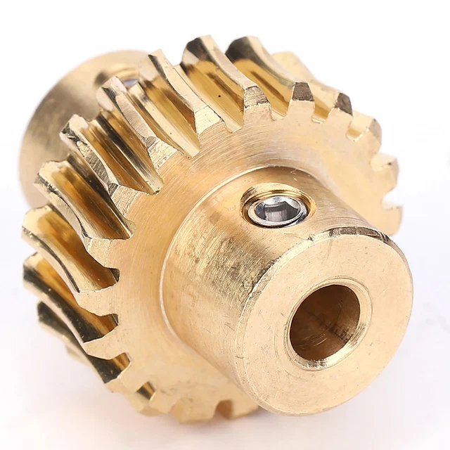 Industrial Robot 10:1 Worm Wheel Bronze Worm Gear Metal Worm Set DIY Robot Parts