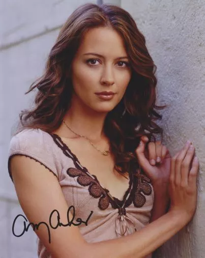 BUFFY ANGEL AMY ACKER # 3 and star of THE GIFTED hand signed