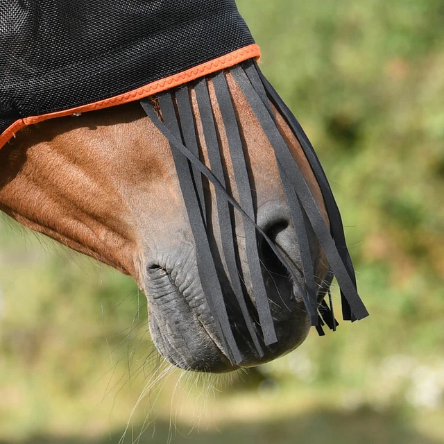 Equilibrium Field Relief Detachable MUZZLE FRINGE Tassel Fly & Insect Black/Grey