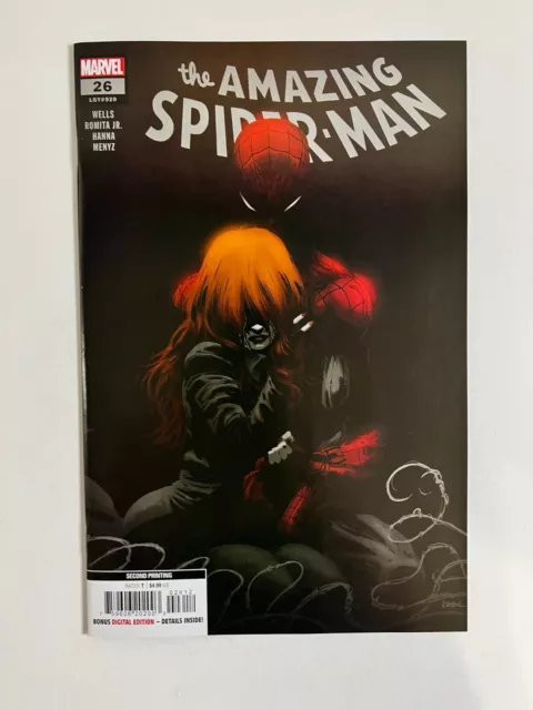 Amazing Spider-Man #26 Kaare Andrews 2nd Print Variant Death Of Ms. Marvel 2023