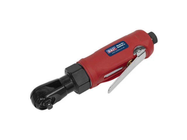 Sealey Compact Air Ratchet Wrench With Textured Grip 1/4" Square Drive GSA634