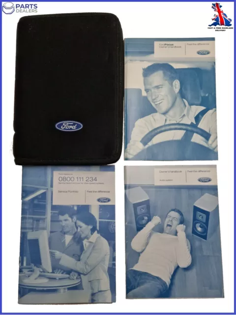 Genuine Ford Focus Handbook Owners Manual 2004-2007 Audio & Service Book Pack .