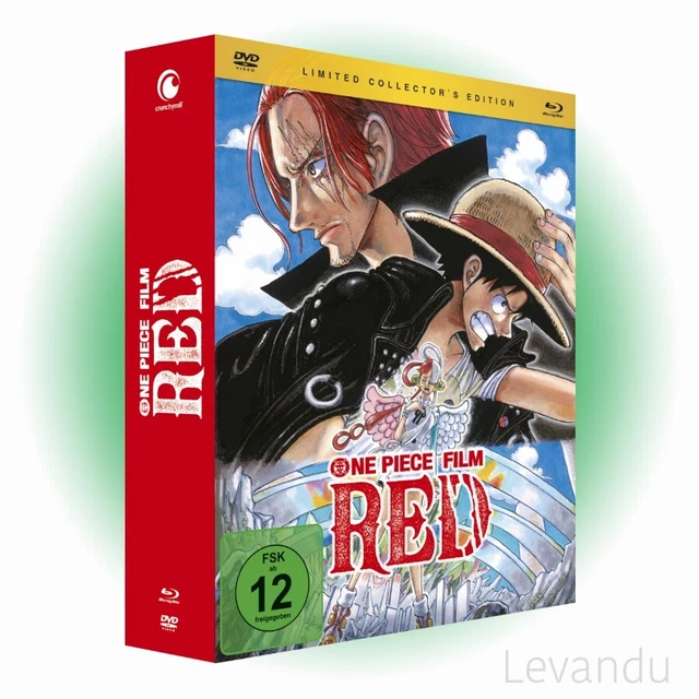 ONE PIECE RED 14. FILM Limited Collector's Edition (Bluray + DVD) NEU EUR 40,99