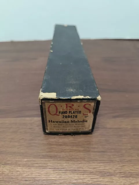 Hawaiian Melodies Player Piano Roll QRS 200426 Two Songs Lei Aloha- Halona