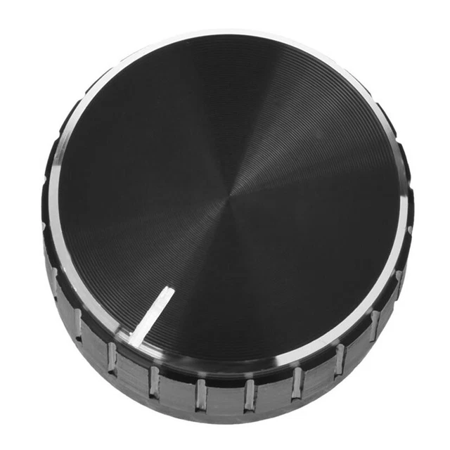 Black Aluminum Volume Control Amplifier Knob Wheel N2A3