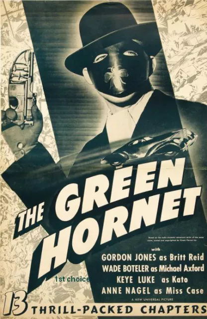 Green Hornet - Cliffhanger Classic Movie Serial DVD Gordon Jones Al Hodge