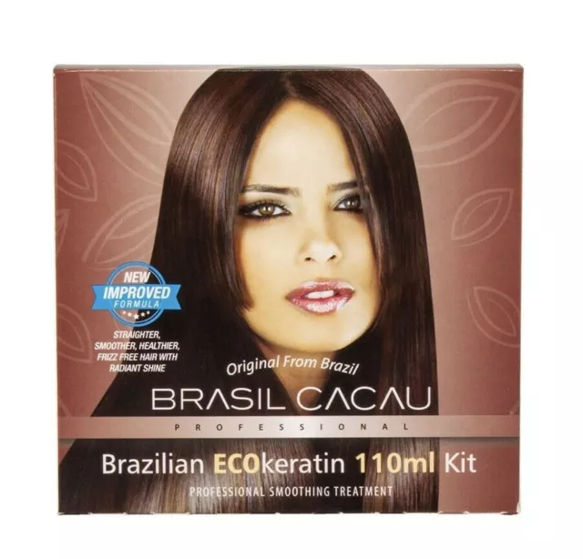 BRASIL CACAU Brasileño Eco Queratina Tratamiento Suavizante 110ml Kit Brasil Brasil 3